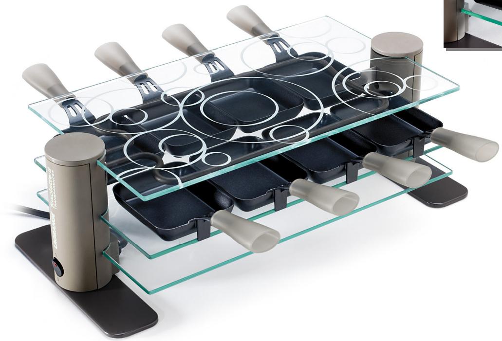 LAGRANGE RACLETTE 2 TRANSPARENCE,  RACLETTE 6 TRANSPARENCE,  RACLETTE 8 TRANSPARENCE - LES PLUS PRODUIT - 1