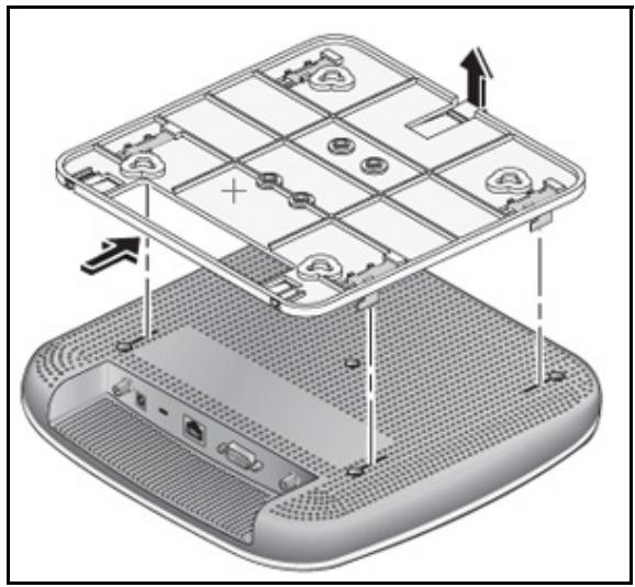 NETGEAR WNDAP620 - To install the wireless access point using the ceiling installation kit: - 2
