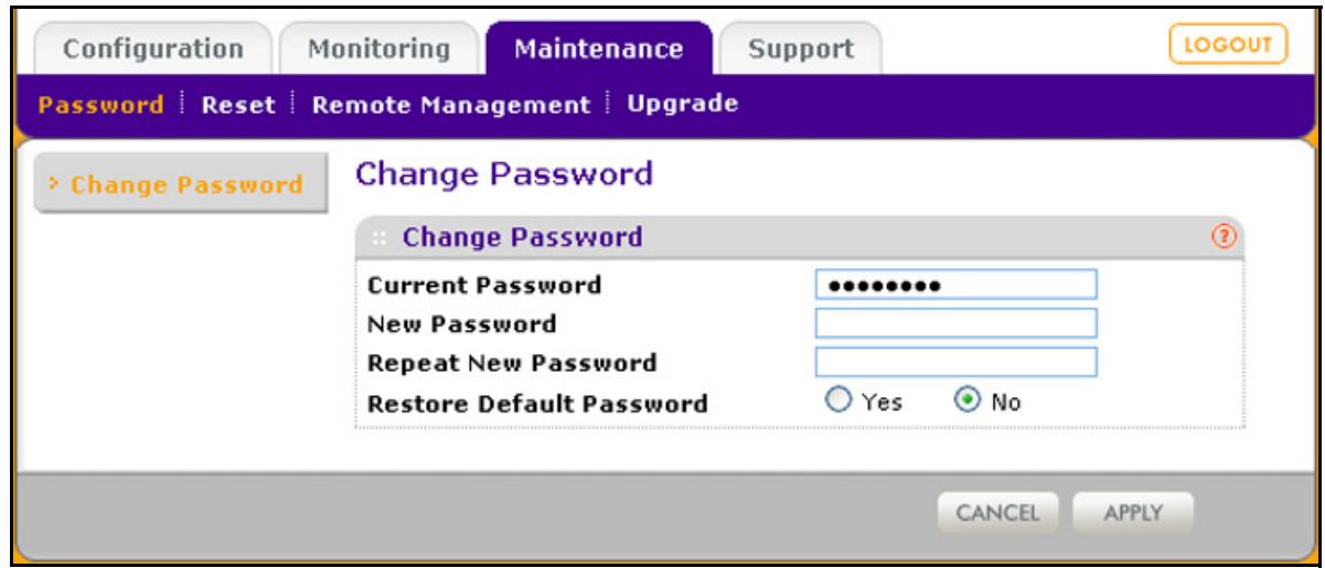 NETGEAR WNDAP620 - To change the administrator password: - 1