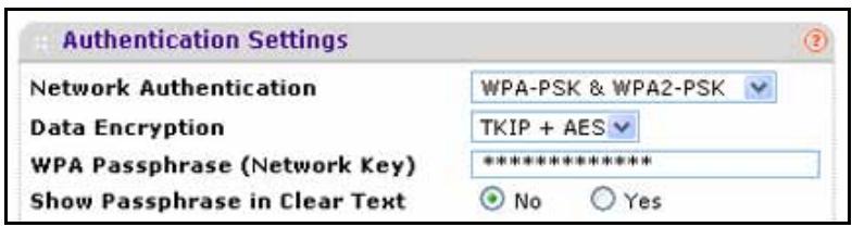 NETGEAR WNDAP620 - WPA-PSK & WPA2-PSK - 1