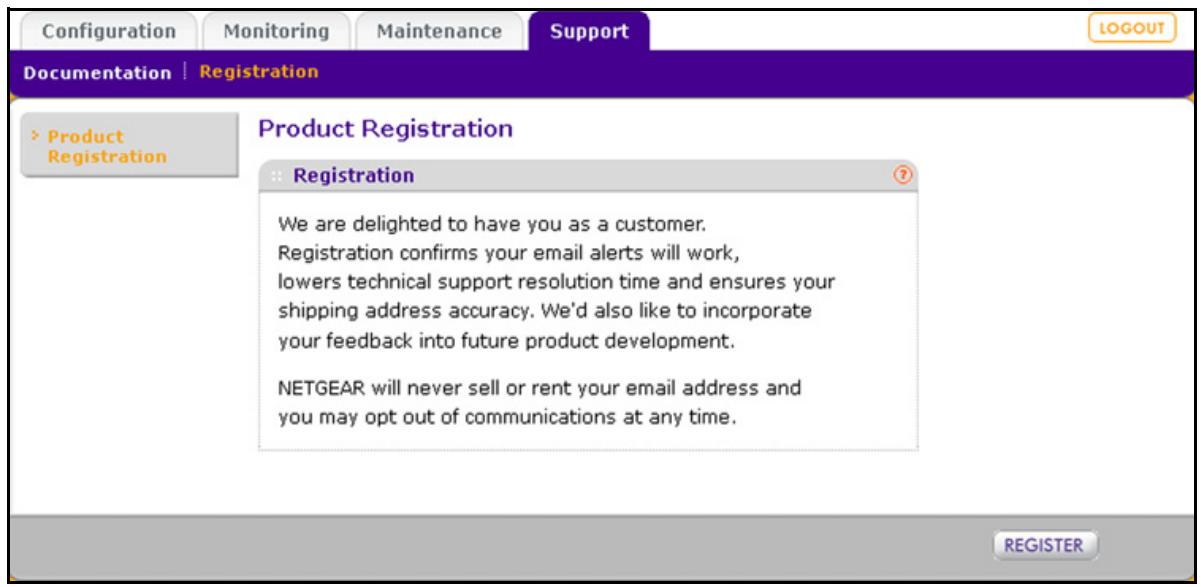 NETGEAR WNDAP660 - To register the wireless access point with NETGEAR: - 1
