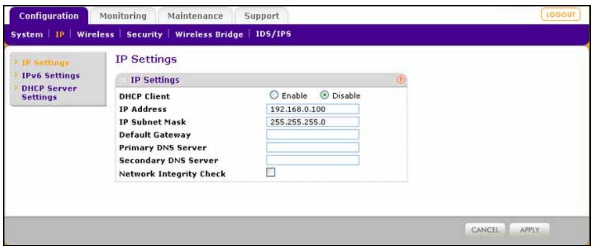 NETGEAR WNDAP660 - To configure the IPv4 settings: - 1