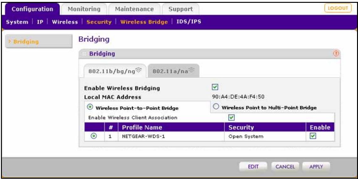 NETGEAR WNDAP660 - To configure a point-to-point wireless network: - 1