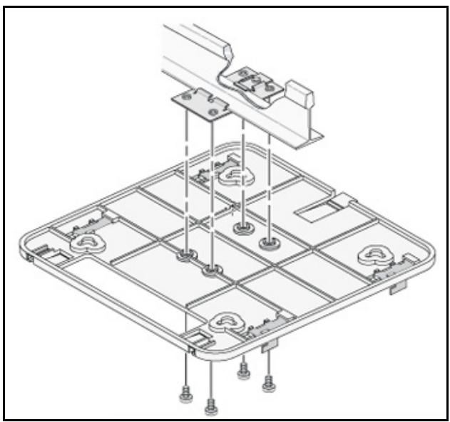 NETGEAR WNDAP660 - To install the wireless access point using the ceiling installation kit: - 4