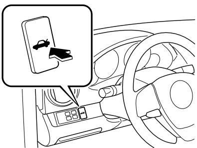 MAZDA 6 - Ouverture du couvercle du coffre à l'aide du bouton de déverrouillage à distance - 1