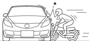MAZDA 6 - Limites de déploiement des coussins d'air latéraux et des rideaux de sécurité gonflables - 4