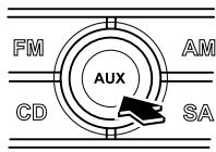 MAZDA 6 - Pour faire fonctionner l'appareil audio portable - 1