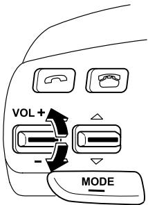MAZDA 6 - ▼Réglage du volume - 2