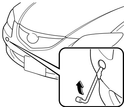 MAZDA 3 2009 - Crocket d'immobilisation avant - 1