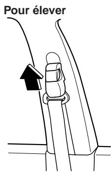 MAZDA 3 2009 - Dispositif de réglage du baudrier avant - 1