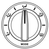 MAZDA 3 2009 - Sélecteur de mode - 1