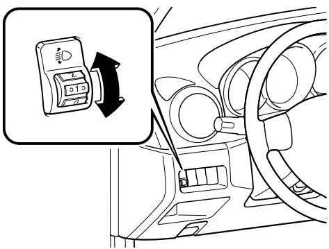 MAZDA 3 2009 - Réglage de hauteur des phares - 1
