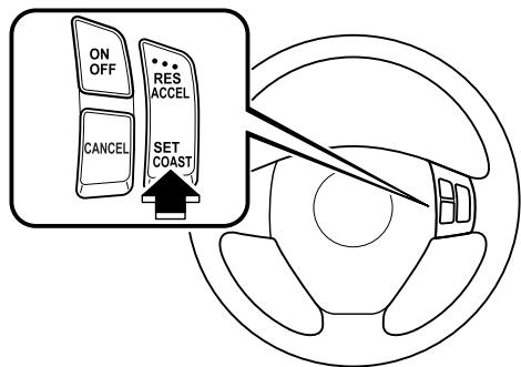 MAZDA 3 2009 - Pour augmenter la vitesse en utilisant la pédale d'accéléateur - 1