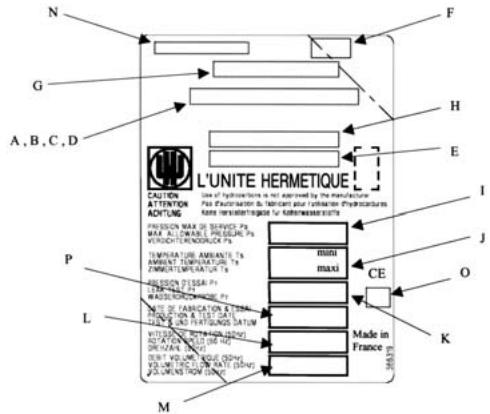 TECUMSEH AG - Caractéristiques techniques - 1