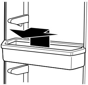 BAUKNECHT EV209NBTQ - To remove and replace the bin: - 1