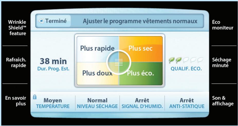 BAUKNECHT WED7990XG - Utilisation des programmes automatiques pour un meilleur soin du tissu et davantage d'économies d'énergie - 1