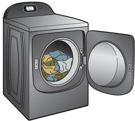 BAUKNECHT WED7990XG - Load clothes evenly into dryer - 1