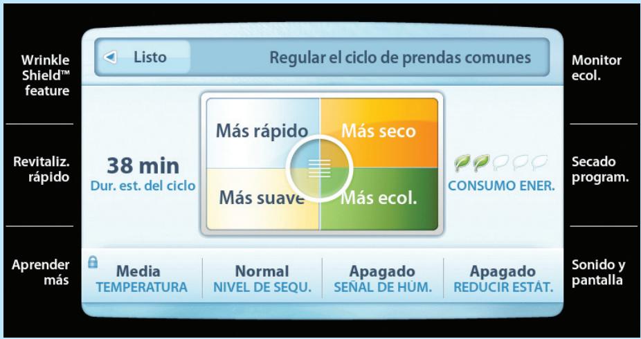 BAUKNECHT WED7990XG - Utilice los ciclos automaticos para un mejor cuidado de las telas y间隙 de energia - 1