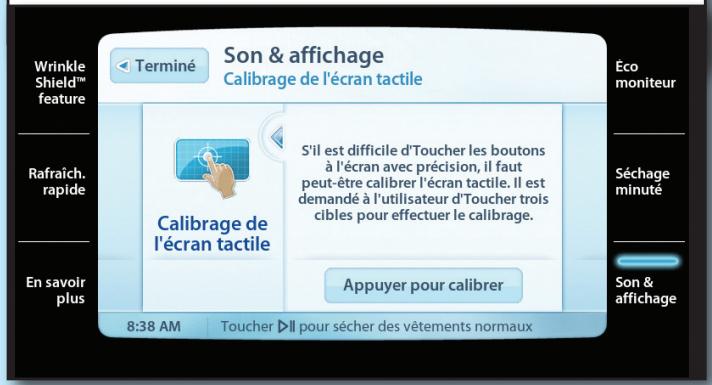 BAUKNECHT WED7990XG - Calibrage de l'écran tactile - 1
