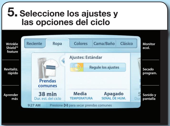 BAUKNECHT WED7990XG - Seleccion un ciclo automatico de secado - 2