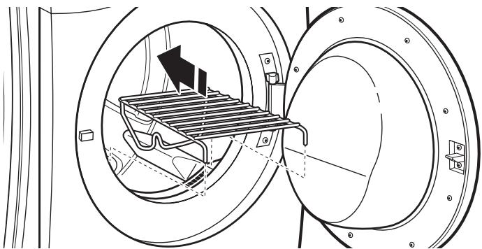 BAUKNECHT WED95HEXL - To use the drying rack: - 1