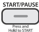 BAUKNECHT WED95HEXL - Press and hold START/PAUSE to begin cycle - 1