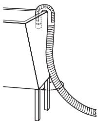 BAUKNECHT WFW9470WW - Immobilisation du tuyau de vidange - 1
