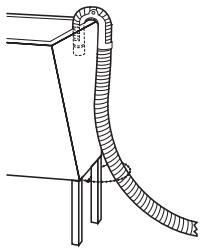BAUKNECHT WFW9470WW - Secure the Drain Hose - 1