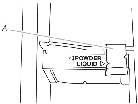 BAUKNECHT WFW9470WW - Compartment pour détergent du lavage principal - 1