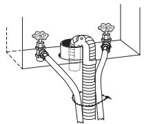 BAUKNECHT WFW9470WW - Standpipe drain system - wall or floor (views A & B) - 1