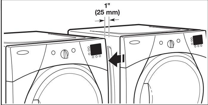 BAUKNECHT XW29000VJ - Check washer and dryer spacing - 1