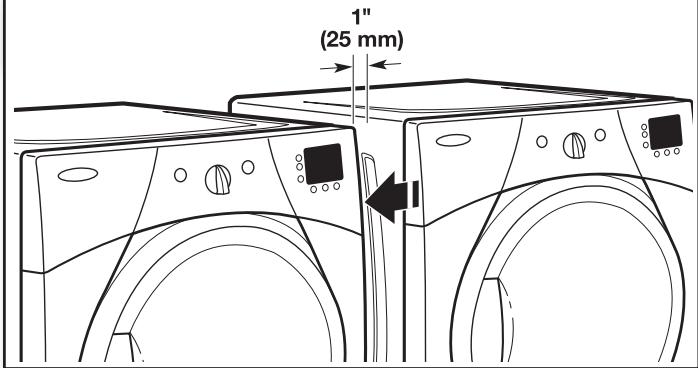 BAUKNECHT XW29000VJ - Contrôle du dégagement pour la laveuse et la séchuse - 1