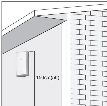 OREGON BAR808HG - Pour installer le capteur : - 1