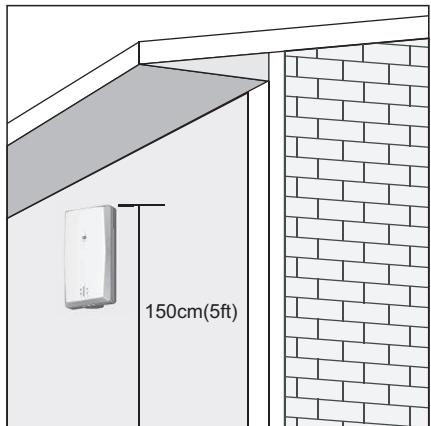 OREGON BAR808HGA - Pour installer le capteur : - 1