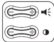 OREGON BG68 - Boutons des réglages du volume et du contraste - 3