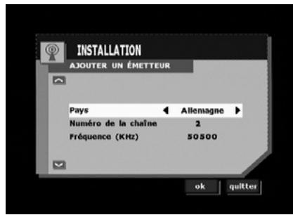 ALPINE TUE-T150DV - Utilisation des sous-menus - 5