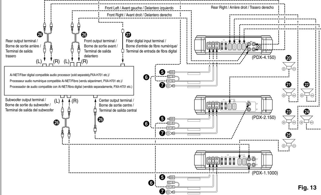 ALPINE PDX-4.150 - Connections (Fig. 5 - Fig. 8) - 3