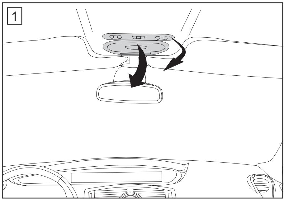 ALPINE RSE-K100SC - Kit d'assemblage pour écran de plafond - 1
