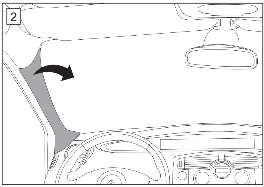 ALPINE RSE-K100SC - Kit d'assemblage pour écran de plafond - 2