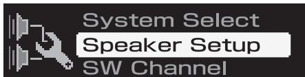 ALPINE PXA-H800 - Réglage des haut-parleurs (Speaker Setup) - 1