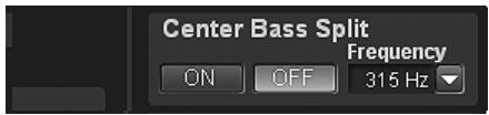 ALPINE PXA-H800 - Cliquez sur [ON] pour désir « Center Bass Split » - 1