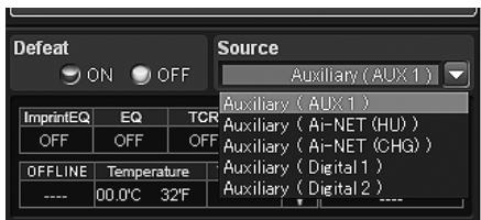 ALPINE PXA-H800 - Sélection des sources - 1