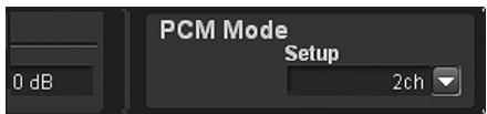 ALPINE PXA-H800 - Cliquez sur [▼] pour désir « PCM Mode », puis sur [2ch] ou [3ch] dans le menu déroulant. - 1