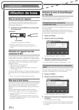 ALPINE PXA-H800 - À partir d'un PC - 1