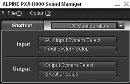 ALPINE PXA-H800 - Dans le menu déroulant, Sélectionné z'onglet sur lequel vous souhaitez basculer, puis cliquez dessus. - 3