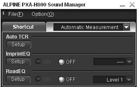 ALPINE PXA-H800 - Cliquez sur [Setup] pour désir « Auto TCR » - 1