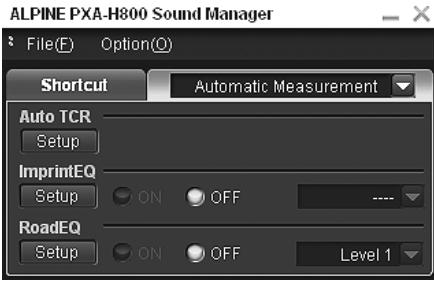 ALPINE PXA-H800 - Cliquez sur [Setup] pour besoin « RoadEQ » - 1