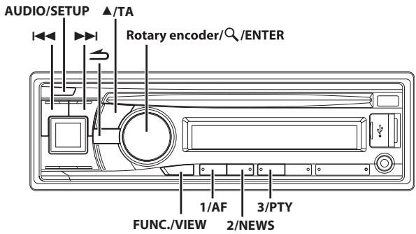ALPINE CDE-134BT - RDS - 1