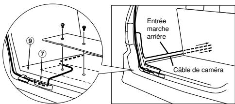 ALPINE HCE-C200R - Fixation du cable de la camera - 2