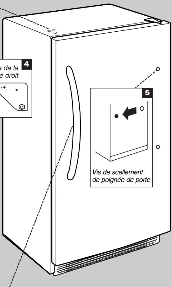WHIRLPOOL EV250NXTQ - Inversion du sens d'ouverture de la porte (facultatif) - 5